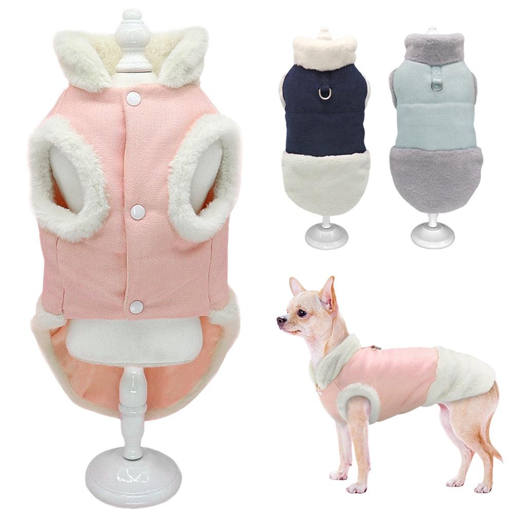 Winter Warm Dog Pet Coat Clothes - Dogs Puppy Vest - Pet Clothing For Chihuahua French Bulldog Dog Coat (W1)(F69)