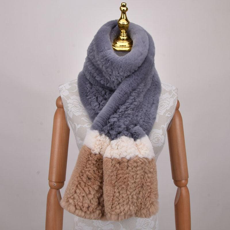 Great Winter Women Scarf - Fur Scarf - Wide Winter Accessories (D87)(WH9)