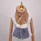 Great Winter Women Scarf - Fur Scarf - Wide Winter Accessories (D87)(WH9)