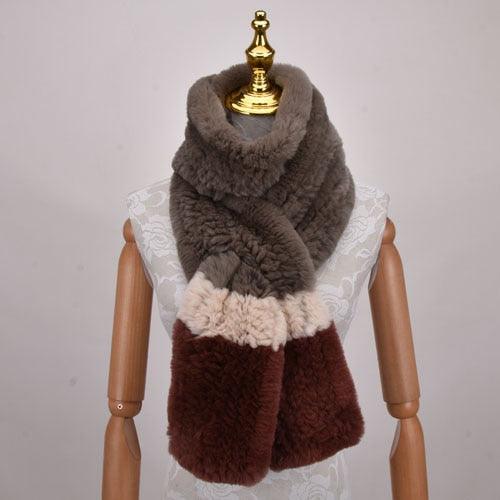 Great Winter Women Scarf - Fur Scarf - Wide Winter Accessories (D87)(WH9)