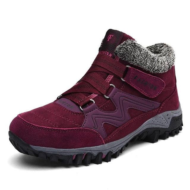 Winter Women's Ankle Boots - Snow Warm Thick Plush - Waterproof Wedge - Non Slip Casual (BB1)(BB5)(CD)(F38)(F107)