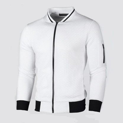 Winter Streetwear Men Jacket - Zipper Slim Fit Outwear Coat - Casual Male Clothing (2U100)