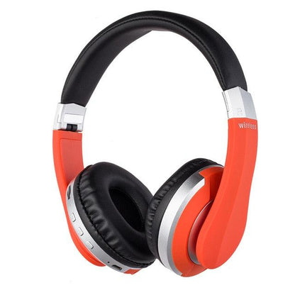 Wireless Headphones Bluetooth Headset - Foldable Stereo Gaming Earphones With Microphone Support TF Card For IPad Mobile Phone (AH2)(RS8)(F49)
