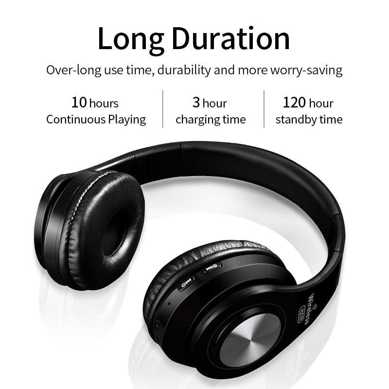 Wireless Headphones - Bluetooth Headset Foldable Stereo Headphone Gaming Earphones Support TF Card With Mic (AH2)(RS8)
