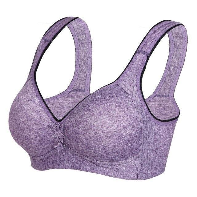 Women Bras - Push Up Gathered Bras - Fashion Full Cup Adjustment Female Thin Section Lingerie (3U27)