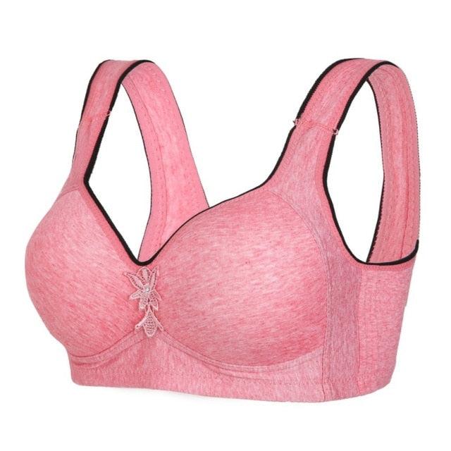 Women Bras - Push Up Gathered Bras - Fashion Full Cup Adjustment Female Thin Section Lingerie (3U27)