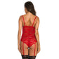 Trending Women Fashion Sexy Lingerie - Lace Plush Decoration Christmas Style Exotic Bodysuit (2U29)