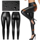 Trending Women's Sexy Faux Leather Leggings - Waterproof Sexy PU Leather Stretchy Push Up Pants (1U31)