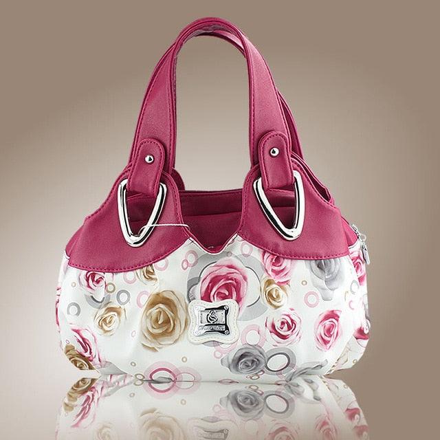 Gorgeous Women Leather Handbags - Popular Flower Pattern Women Handbags (WH1)(WH6)(WH2)