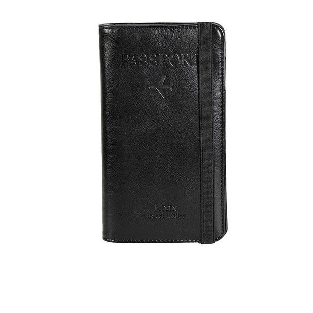 Business Russia Passport Covers Holder - Multi-Function ID Bank Card PU Leather Wallet Case (LT8)(F79)