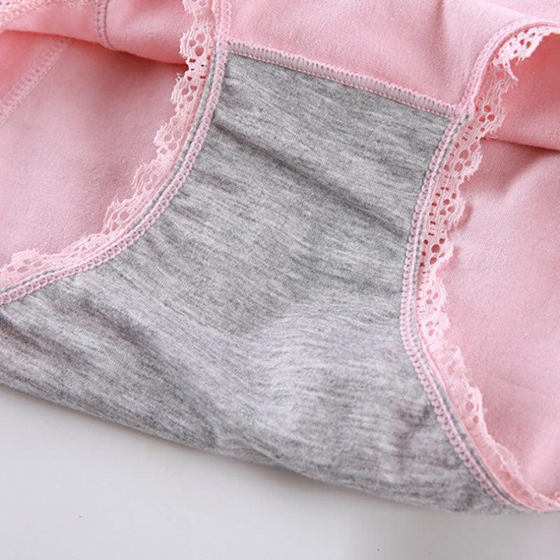 New Women Plus Size Panties - Seamless Leak Proof Cotton Briefs