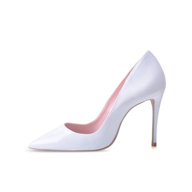 Sexy Women Pumps High Heels Shoes - Wedding Lacquer Stiletto Heels - High Heeled Shoes for Prom Party Heel (2U37)(2U36)