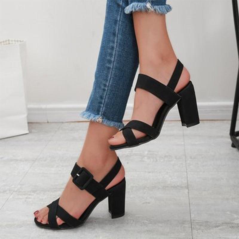 Trending Women Elegant Sandals - Ankle Buckle Strap (3U39)(3U36)(3U37)