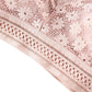 Women Sexy Bra - Wireless Cross Beauty Back Lace Gather Underwear - Breasts Lingerie Bra (1U27)