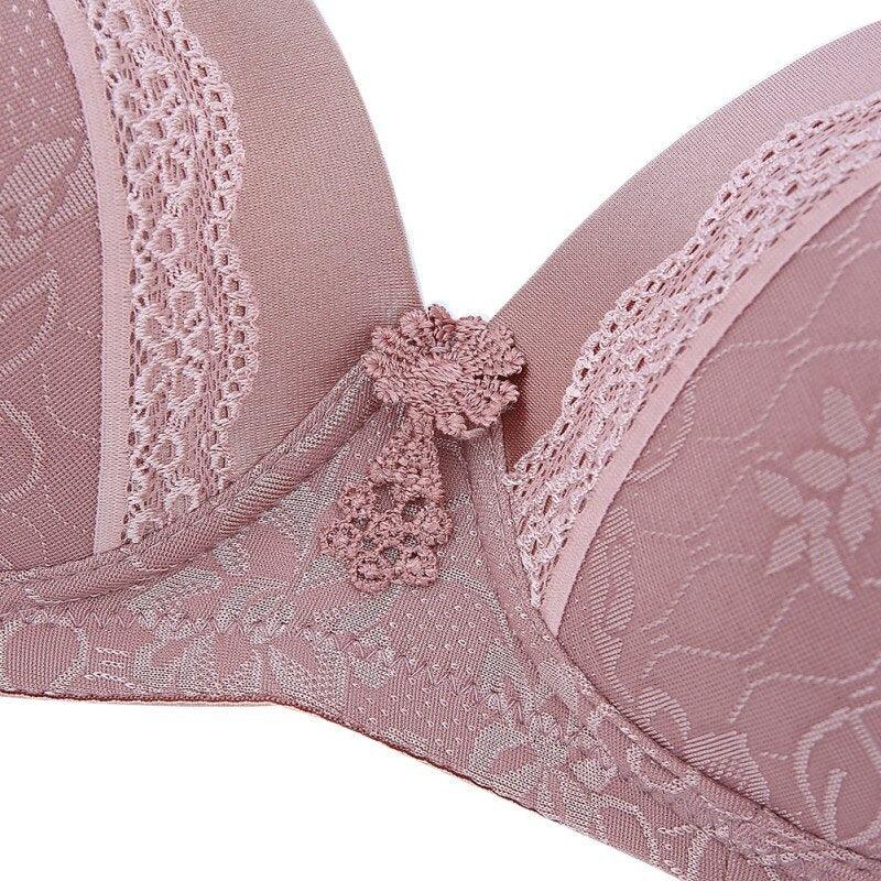 Great Women Sexy Bra - Solid Color Without Steel Ring Bra - Nursing High Gathered Comfort Underwear (2U27)