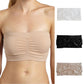 Women Sexy Solid Tube Top - Plus Size - Sexy Women's Lingerie Strapless Bras - Women Underwear Strapless Tops (3U27)