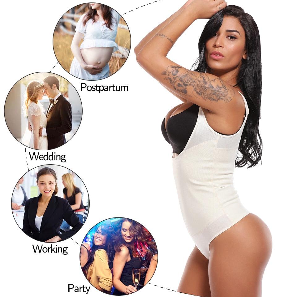 Sexy Women Shapewear Bodysuit - Thong Body Shaper Slimming Underwear - –  Deals DejaVu