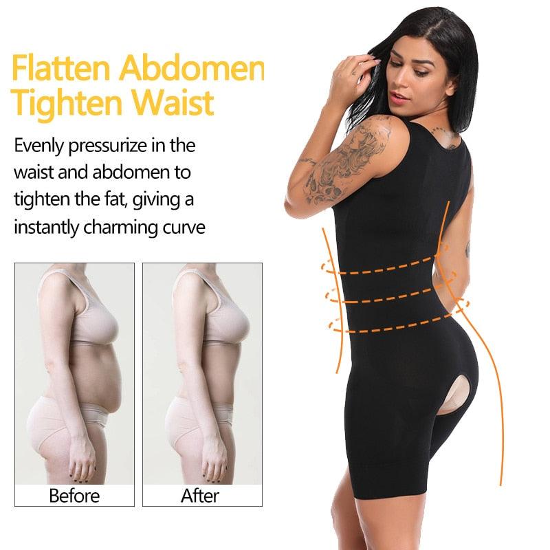 Women Full Body Shaper Slimming Compression Postpartum Shapewear BodySuit  Girdle 