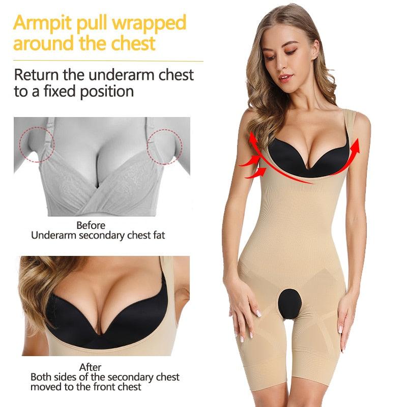 Women Seamless Full Body Shaper Underbust Briefer Tummy Control Slimming  Bodysuit Shapewear Undergarment with Zipper (Color : Beige, Size : 2XL)  (Beige XL) : : Clothing, Shoes & Accessories