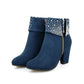 Gorgeous Women's Ankle Boots - Round Toe High Heel Boots (D38)D36)(BB1)(BB2)(CD)(WO4)