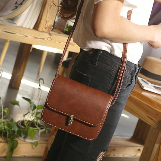 Cute Women's Shoulder Bag - Fashion PU Leather Satchel Handbag (2U43)