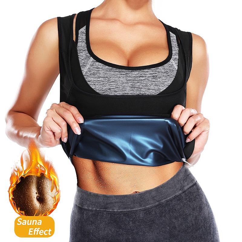 Great Women Slimming Body Shaper - Thermo Sweat Vest Sauna Suits Workout Tank Tops - Waist Compression Underwear (FHW1)