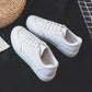 Great Women Sneakers - Leather Shoes - Spring Trend Casual Flats Sneakers -New Fashion Comfort (BWS7)