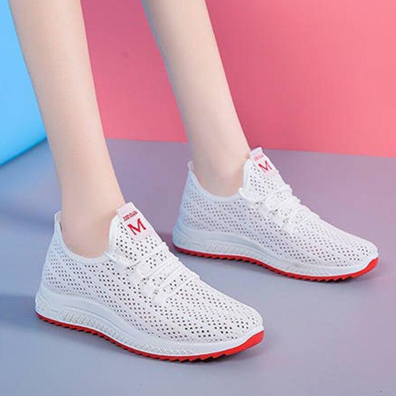 Women Summer Running Shoes - Slip on Sneakers - Breathable Sport Athletic Footwear (2U41)