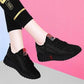 Summer Mesh Breathable Sneakers - Female Lace Up Solid Sports Shoes - Fashion Casual Footwear (2U41)