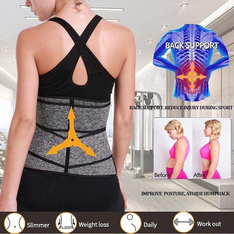 Women Neoprene Waist Trainer Shirt Slimming Body Shaper Workout