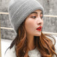 Cute Women knitted Winter Hat - Warm Rabbit fluff Beanie (WH7)