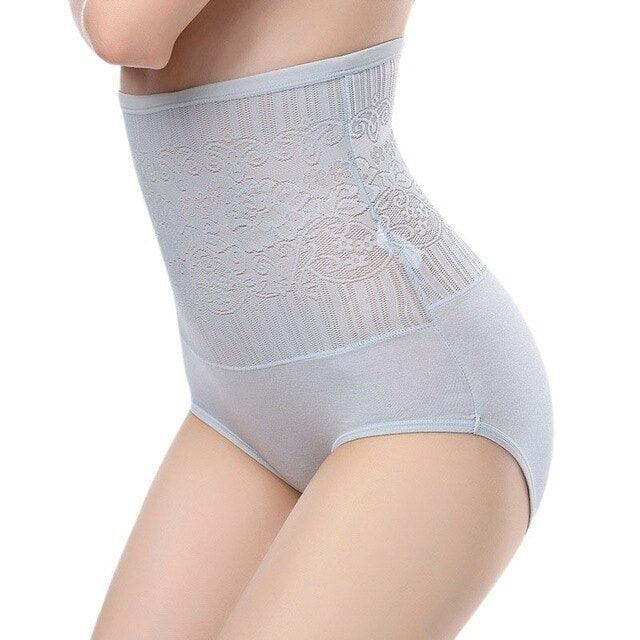 Women's High Waist Tummy Control Cotton Briefs Underwear - Soft Stretch Breathable Comfortable Panties (1U28)