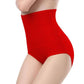 Women's High Waist Tummy Control Cotton Briefs Underwear - Soft Stretch Breathable Comfortable Panties (1U28)