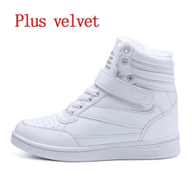 Gorgeous Women's Sneakers - Wedge Sports Shoes - Female Casual Vulcanized Running Sneaker (BWS7)(WO4)(F41)