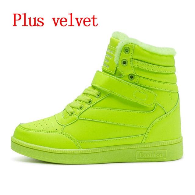Gorgeous Women's Sneakers - Wedge Sports Shoes - Female Casual Vulcanized Running Sneaker (BWS7)(WO4)(F41)