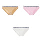 Women's Underpants - Soft Cotton Panties - Girls Solid Color Briefs Panties - 3 Pcs (TSP4)(TSP1)