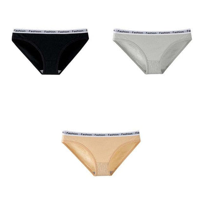 Women's Underpants - Soft Cotton Panties - Girls Solid Color Briefs Panties - 3 Pcs (TSP4)(TSP1)