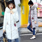 Trending Women's Winter Long Sleeved Fashion Solid Color Coat - Slim Padded Warm Jacket (D23)(TB8A)