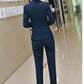 Women's Business Suit - Slim , Long Sleeve Suit - Jacket Pants Or Skirt (D20)(TB5)
