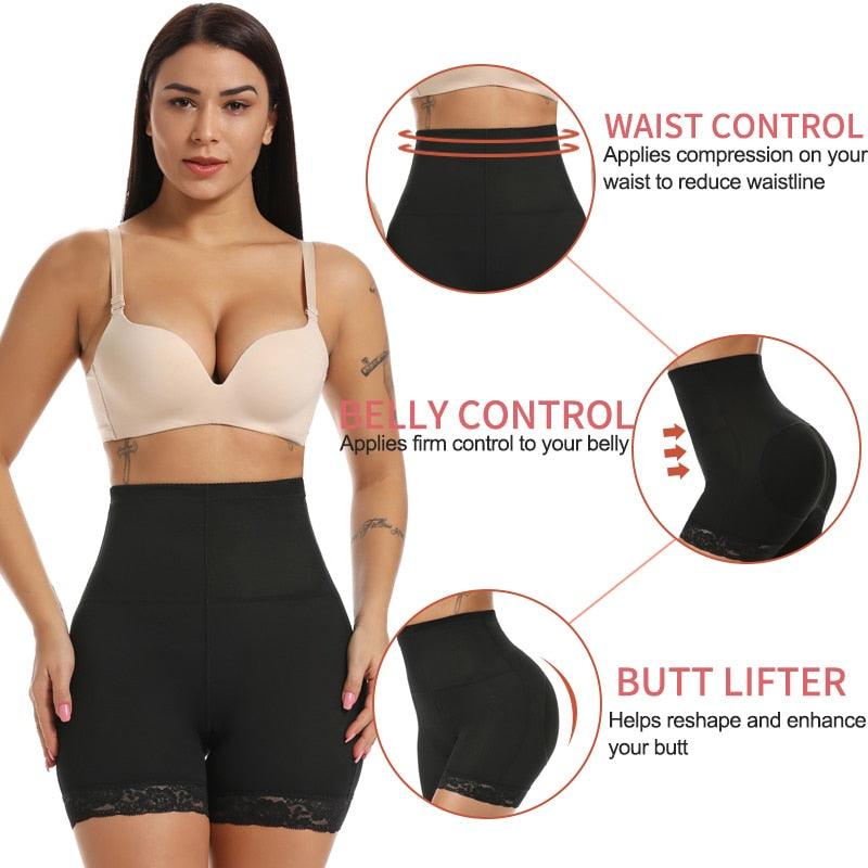 MISS MOLY Womens Butt Lifter Seamless Body Shaper Hip Enhancer Panties  Lingerie Sexy Underwear Plus Size S to 3XL 