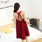 Gorgeous Women's Plus Size Nightgown - Sleeveless Sleepwear Summer Sexy Night Dress (ZP2)(F90)