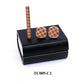 Wood Cufflinks Tie Clips Set -French Men Wood Gift Alloy Copper Necktie Bar (MA4)