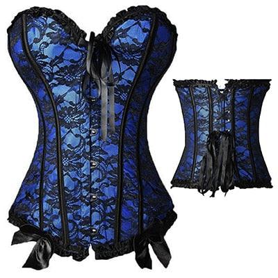 Trending X Sexy Women steampunk clothing gothic Plus Size Corsets Lace Up boned Overbust Bustier Waist (FH)(FHW1)(1U31)(1U24)(3U29)(TSL1)