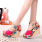 Gorgeous Women Sandals - Summer Platform Wedges - Floral High Heels (SS3)(SH2)(SS1)
