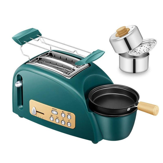 3in1 Breakfast machine Electric Toaster - Egg steamers Multifunction Automatic Fried Egg/Bacon Machine (H6)(1U59)