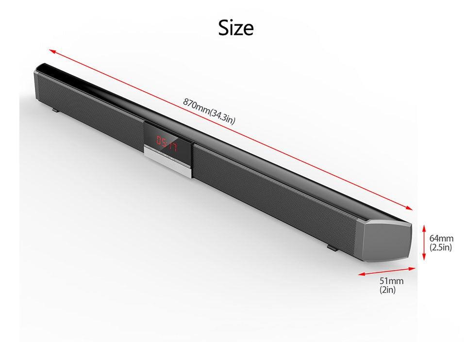 40W Soundbar - TV Home Theater With Subwoofer Remote Control System (HA5)(1U57)