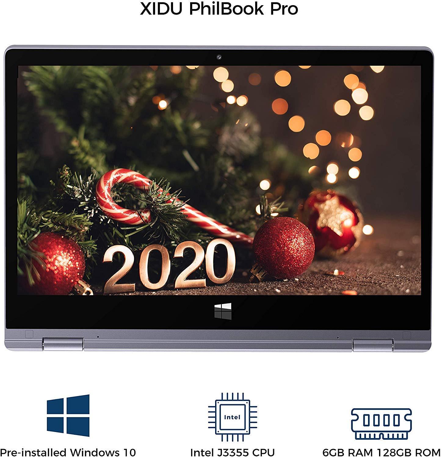 Great 11.6 inch Laptop PhilBook Pro 2 in 1 Tablet Window 10 128GB SSD Mini Pc 2K IPS Ultrabook PC Notebook 360 degree flip (TL1)(1U51)