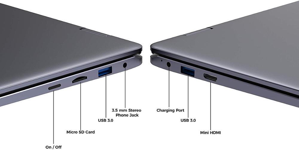 14.1inch Laptop PhilBook Max Window10 Intel Atom E3950 Quad Core 8GB 128GB Touchscreen Computer with Backlit Keyboard (TL1)(1U51)