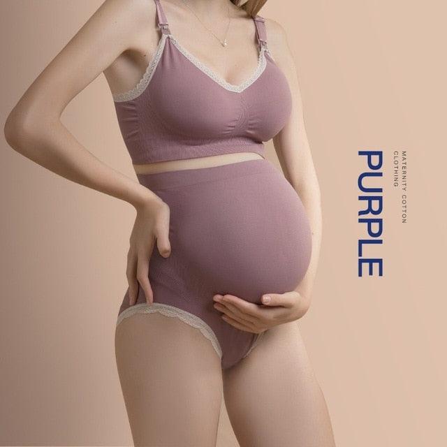 Gorgeous High Waist Maternity Panties - Breathable Abdominal Support - Belly Band - Soft Maternity Panty (5Z2)(4Z2)(7Z2)(F6)