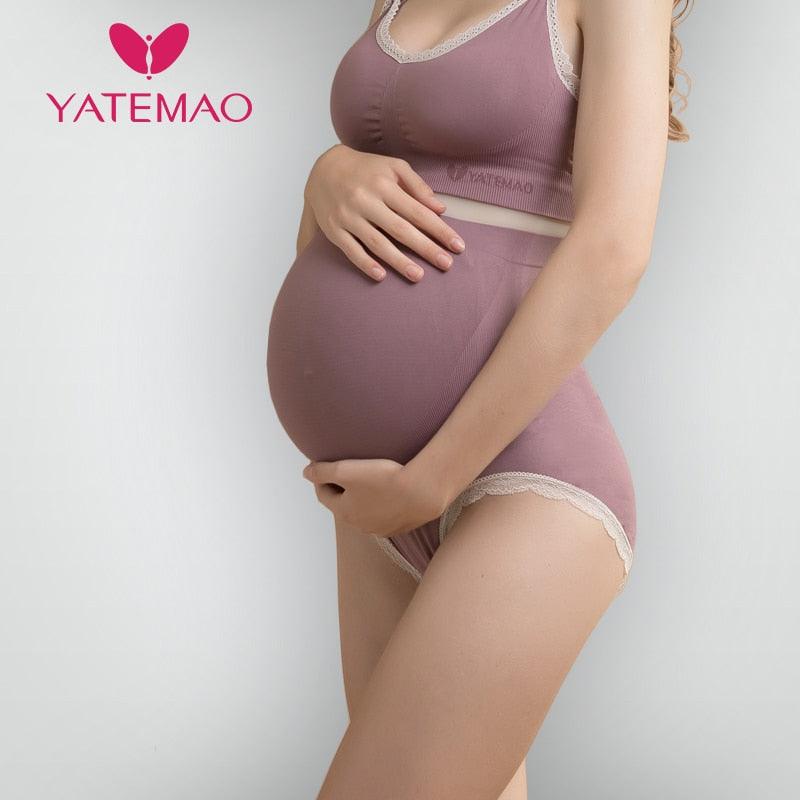 Maternity Panties - High Waist Pregnancy Underwear - Strong Support (D6)(5Z2)(7Z2)